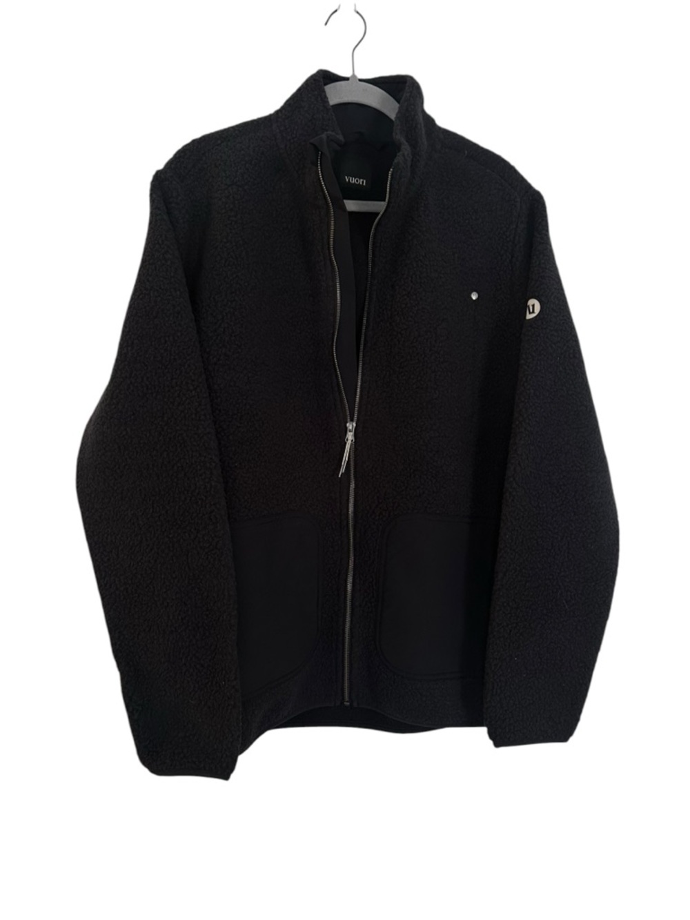 Vuori Men’s Alpine Sherpa Fleece Jacket Black New